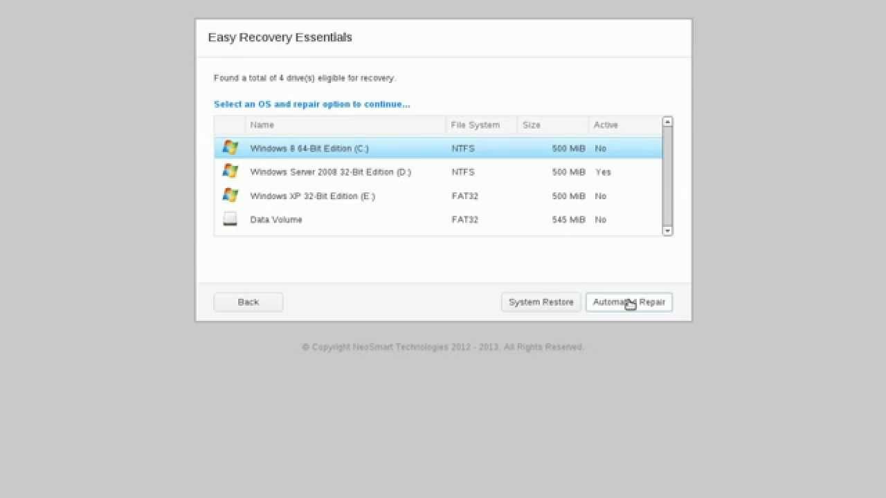 easy recovery essentials for windows 7 crack